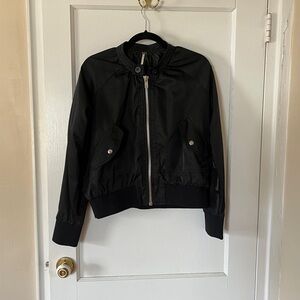 Free People Bomber Jacket with Front Zip